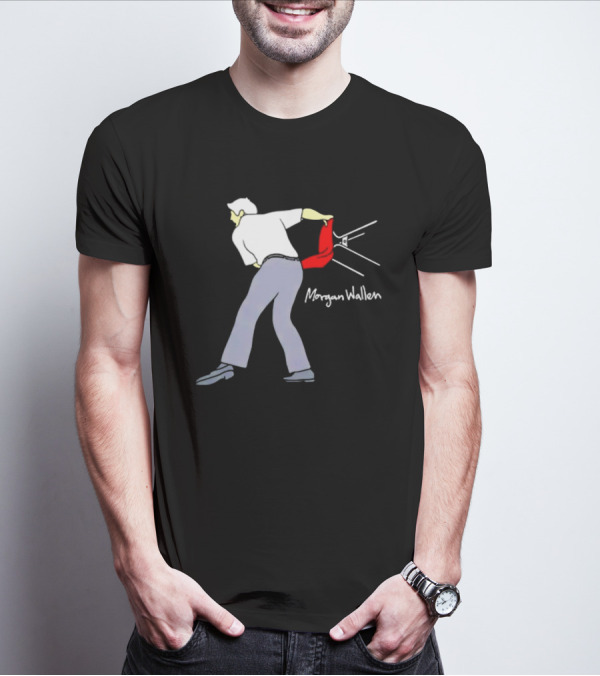 Morgan Wallen Indiana Basketball Coach Strip Technique T-Shirt