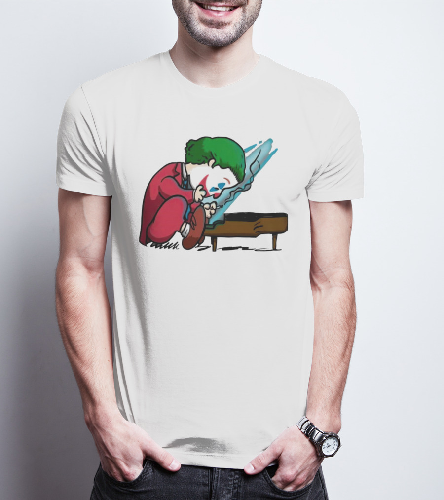 Joker Playing The Piano In Peanuts Charlie Brown T-Shirt