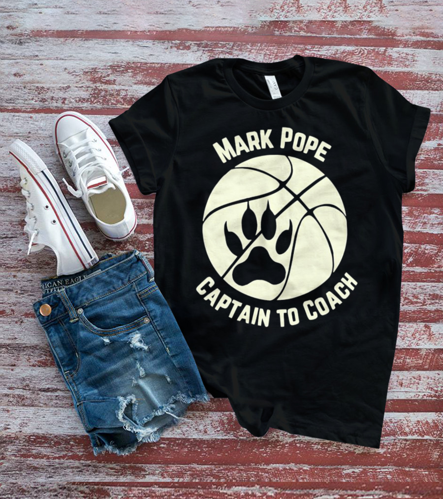 Mark Pope Captain To Coach Kentucky Basketball Legend T-Shirt