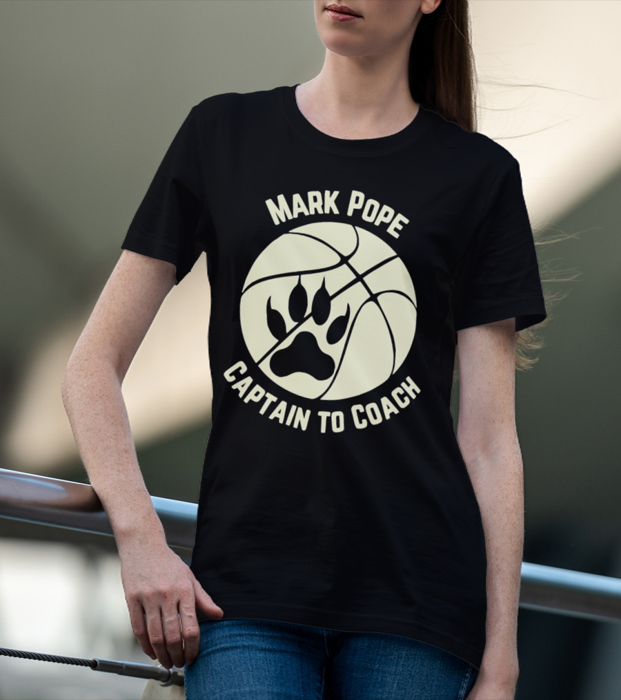 Mark Pope Captain To Coach Kentucky Basketball Legend T-Shirt