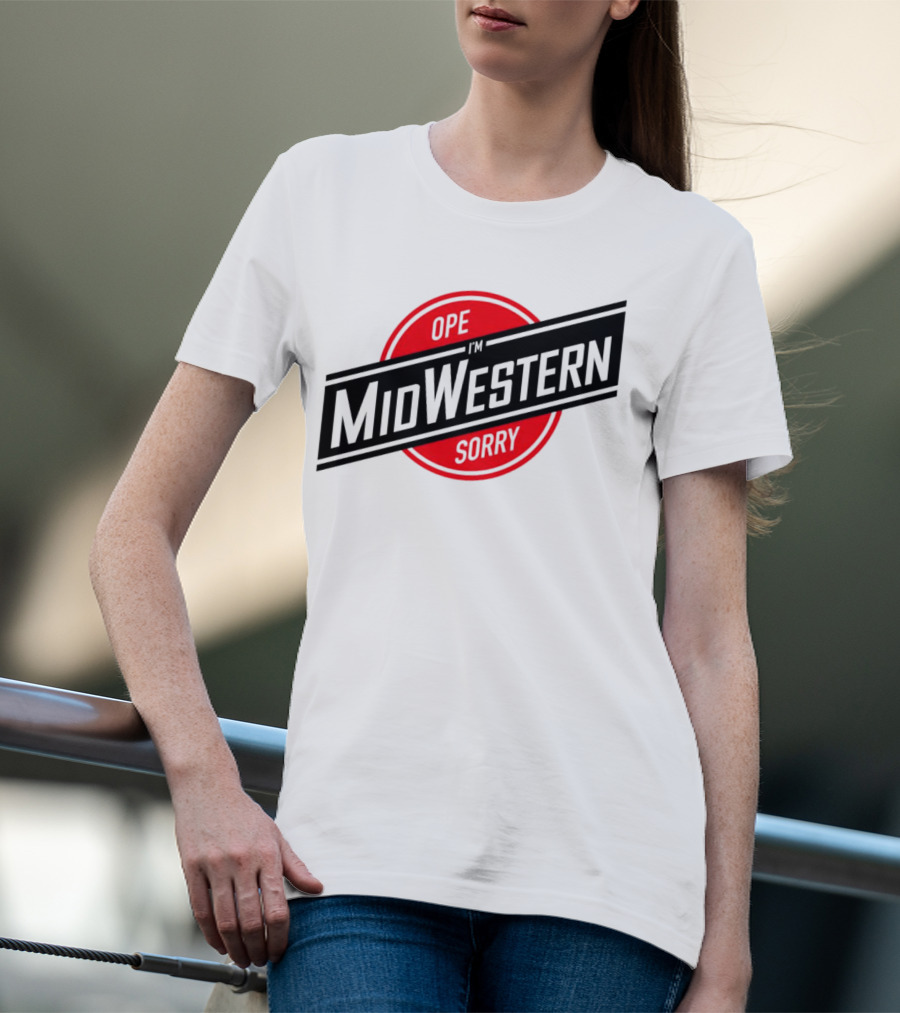 Ope I'm Sorry Midwestern Red Circle T-Shirt