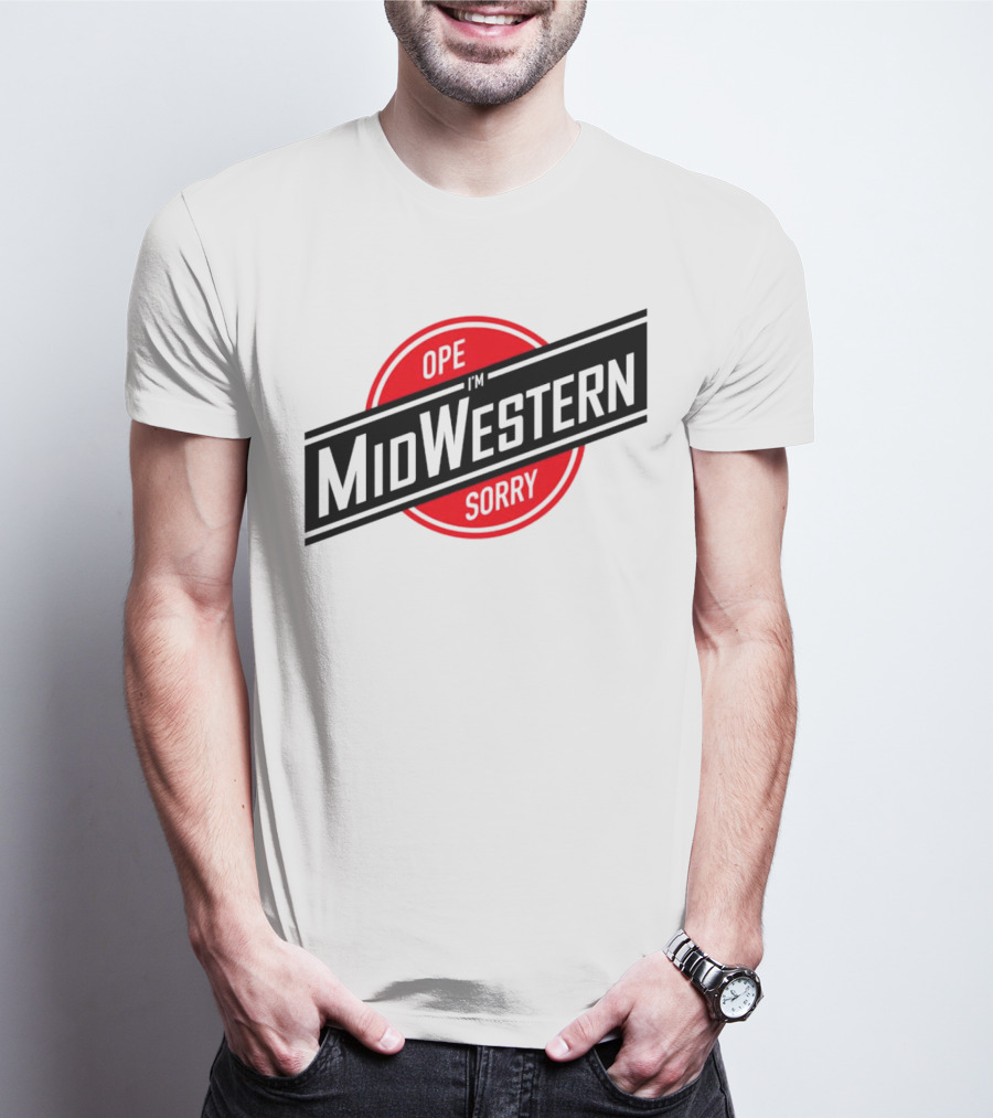 Ope I'm Sorry Midwestern Red Circle T-Shirt
