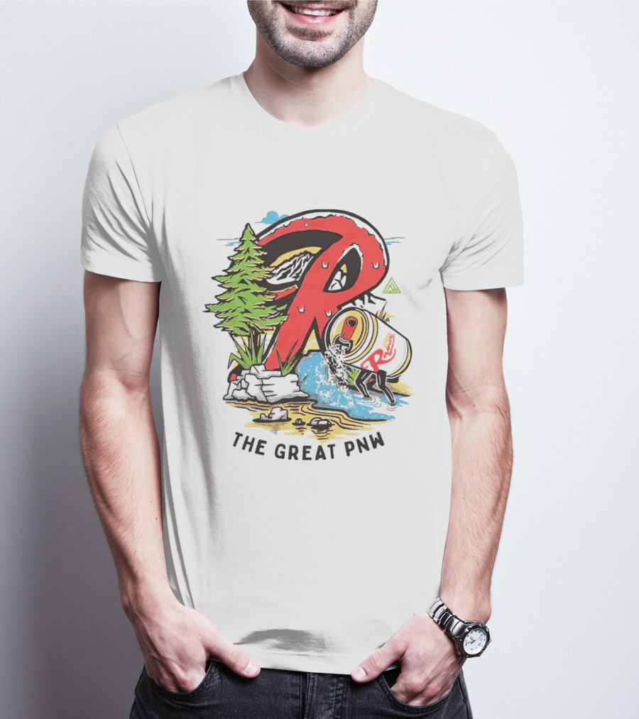 Rainier Beer The Great PNW Adventure Refresh T-Shirt