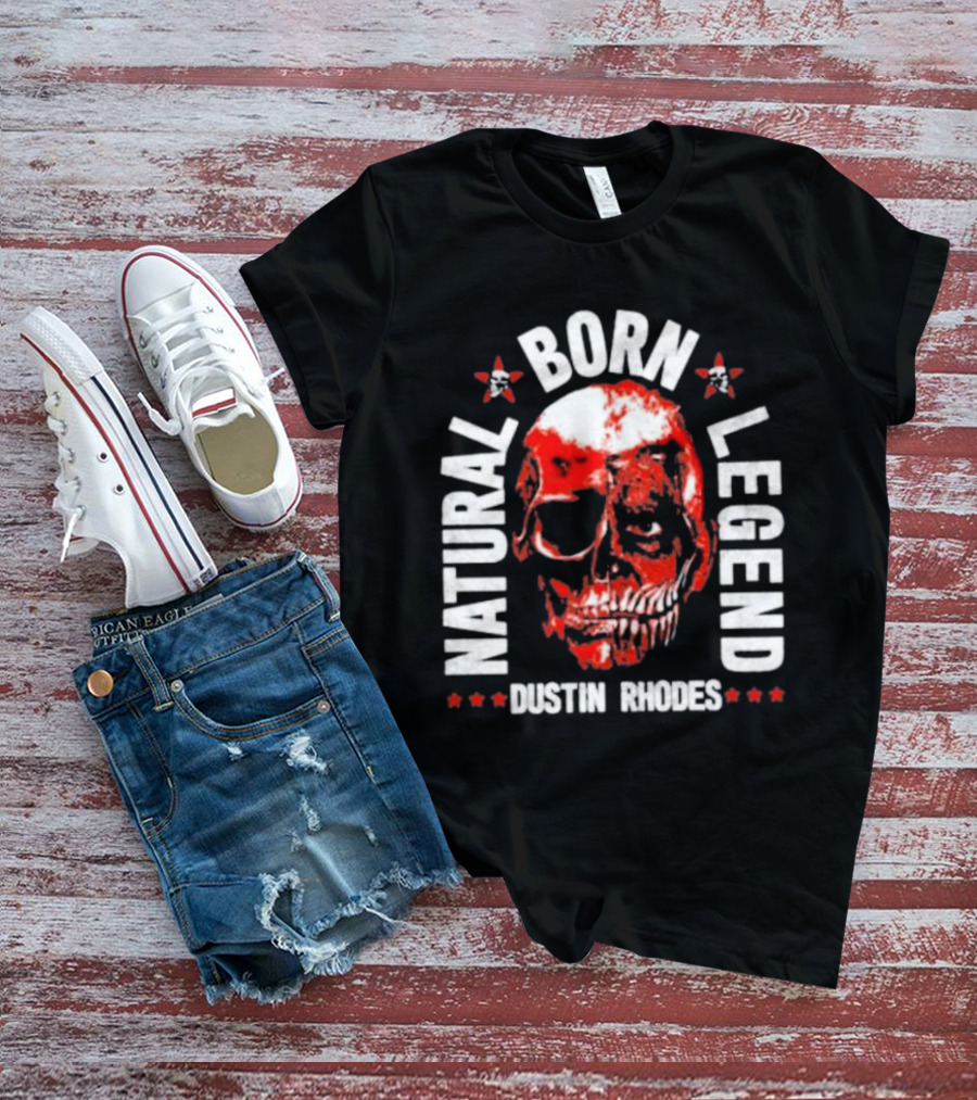 Dustin Rhodes Natural Born Legend Skull T-Shirt