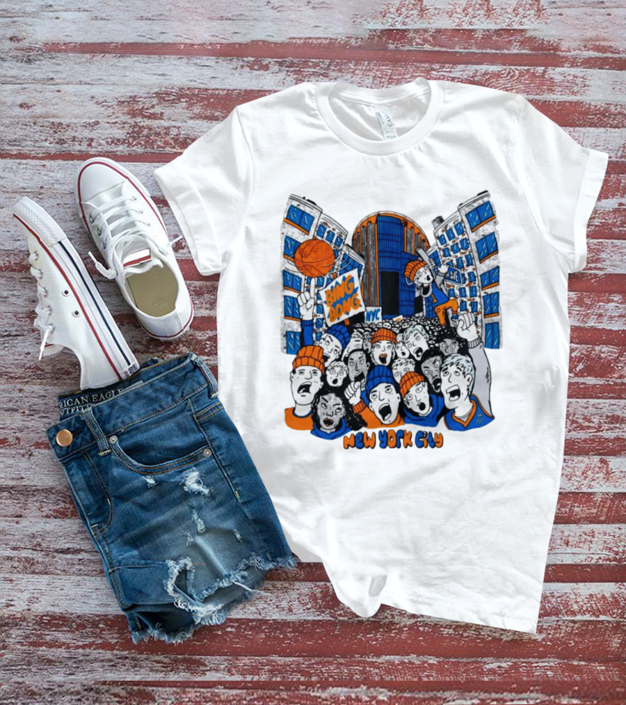 New York City Knicks NBA Bang Bong NYC Basketball Fans T-Shirt