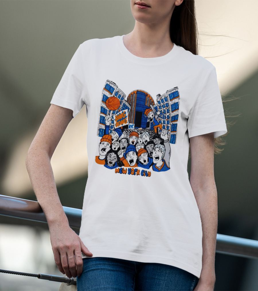 New York City Knicks NBA Bang Bong NYC Basketball Fans T-Shirt