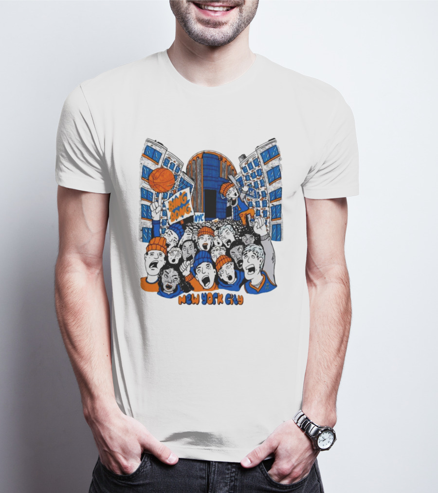 New York City Knicks NBA Bang Bong NYC Basketball Fans T-Shirt
