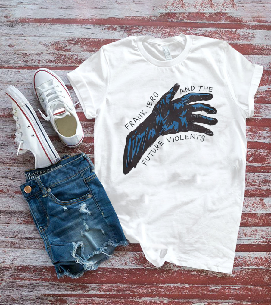 Frank Iero And The Future Violents Blue Hand T-Shirt