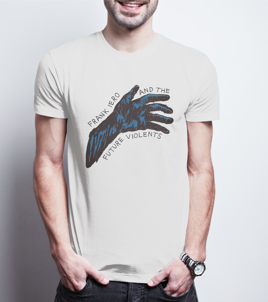 Frank Iero And The Future Violents Blue Hand T-Shirt