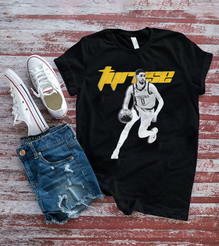 Tyrese Haliburton 0 Indiana Pacers Basketball Player T-Shirt