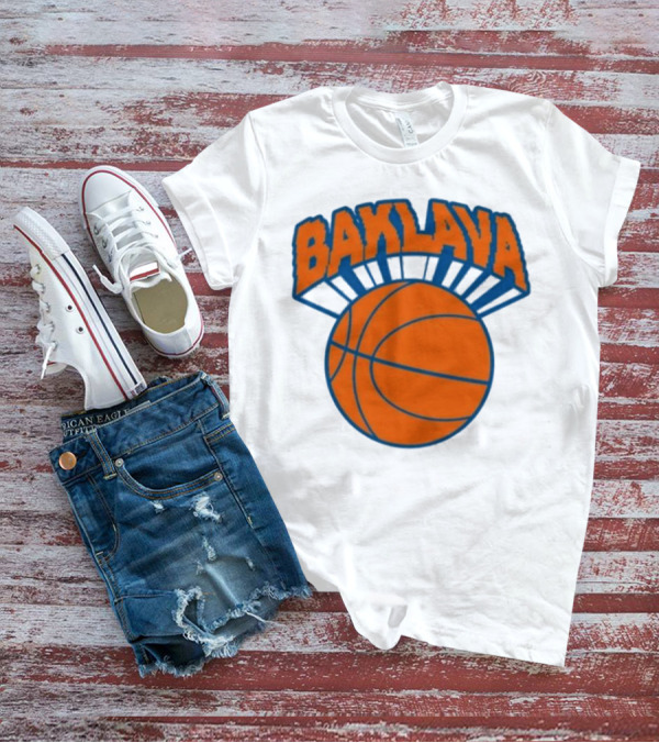 Bronson Baklava NY Knicks Basketball T-Shirt