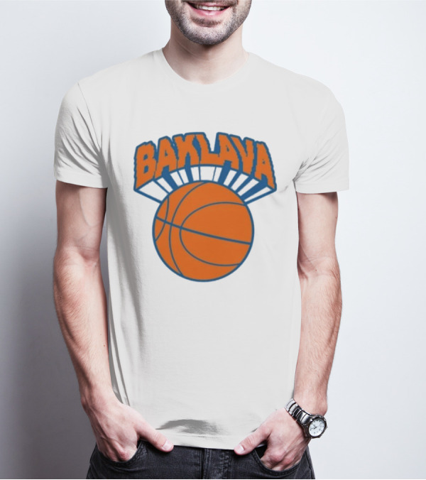 Bronson Baklava NY Knicks Basketball T-Shirt