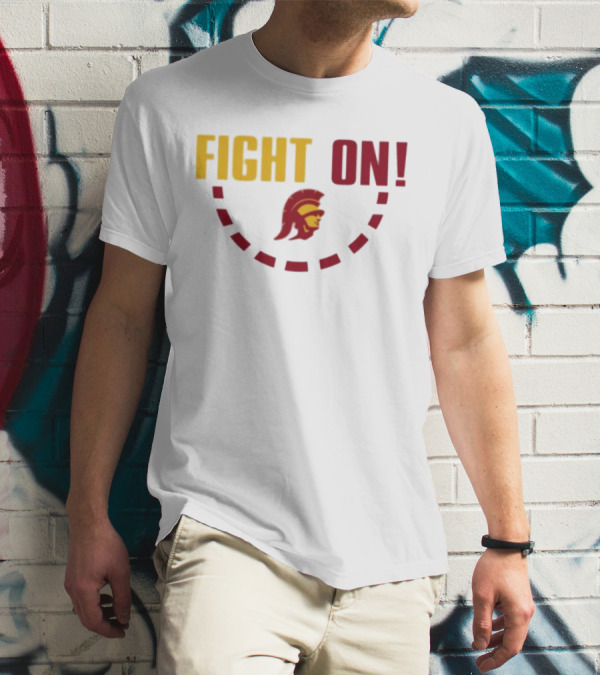 FIGHT ON USC Trojans Trojan Head T-Shirt