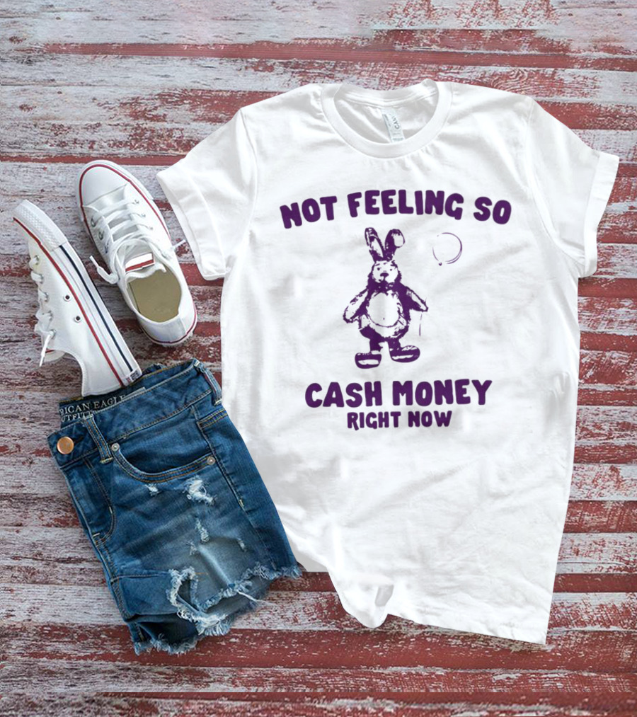 Bunny Not Feeling So Cash Money Right Now T-Shirt
