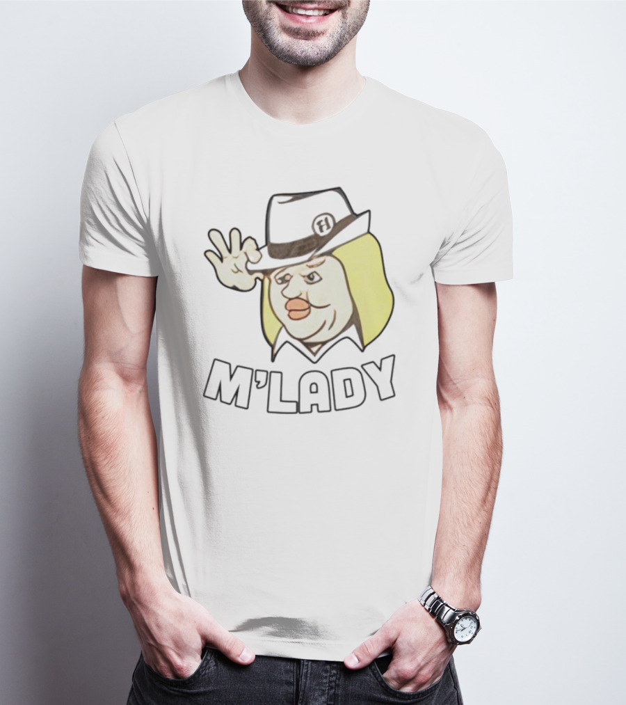 Elyse Willems M'Lady Cartoon Fedora Memes T-Shirt