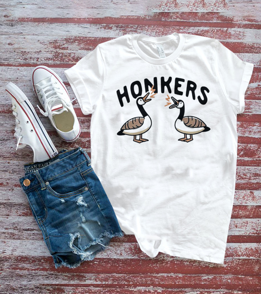 HONKERS Ducks Geese Cartoon Humor T-Shirt