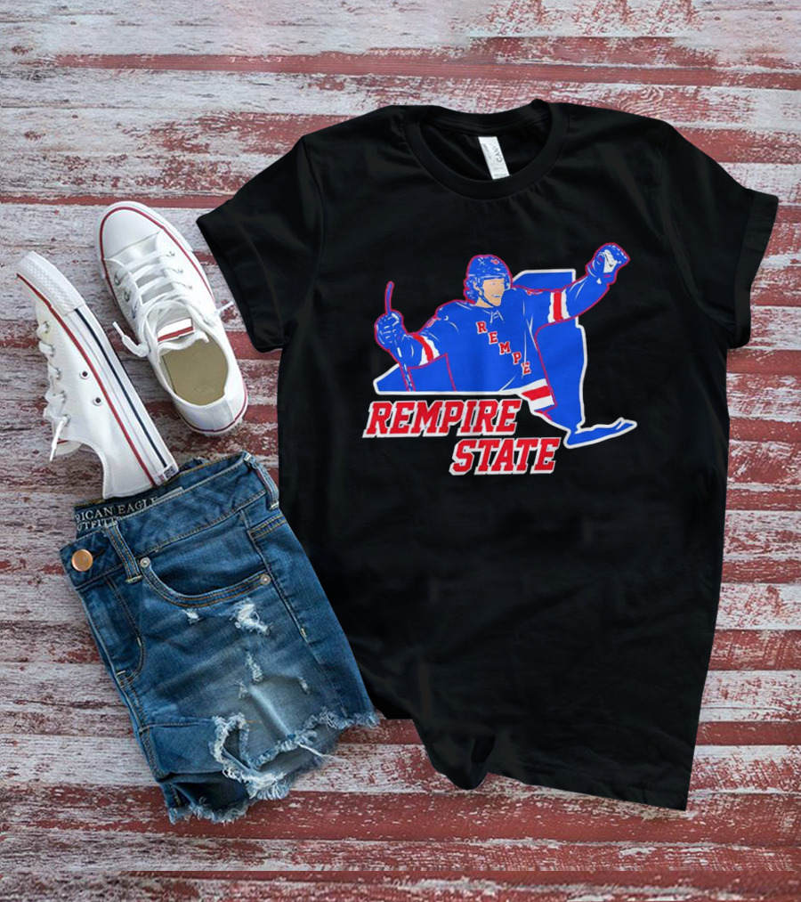 Matt Rempe Rempire State Hockey New York Rangers T-Shirt