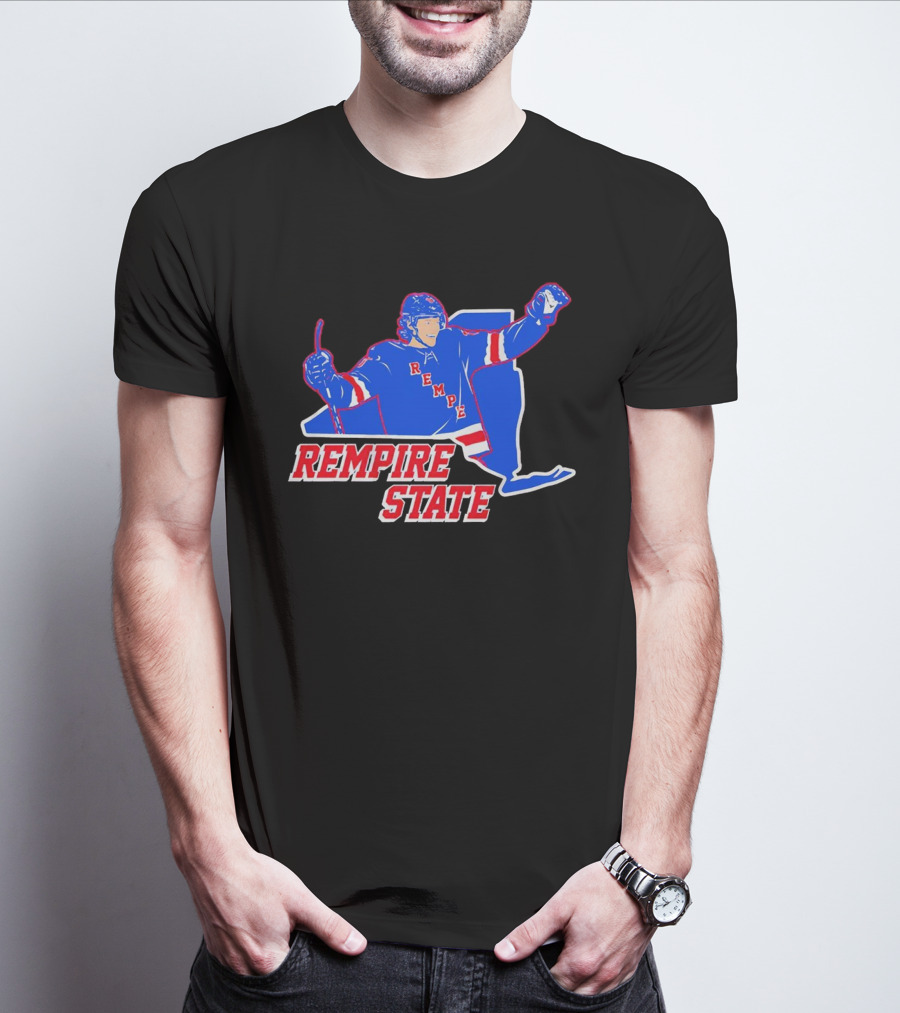 Matt Rempe Rempire State Hockey New York Rangers T-Shirt