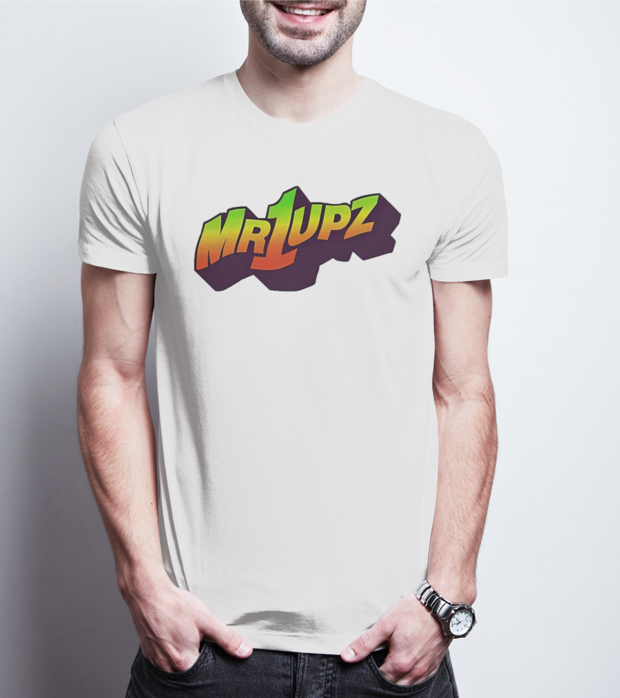 Mr1upz Shagadelic Retro Gradient Text T-Shirt