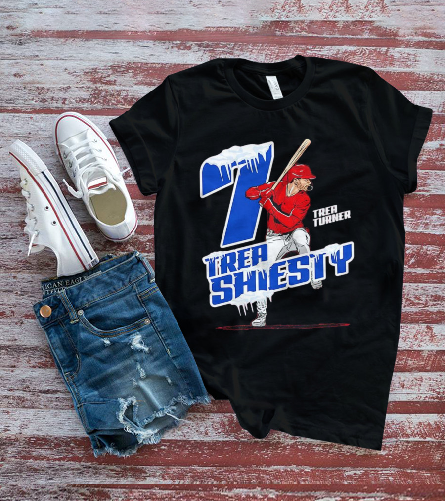 Trea Shiesty 7 Icy Trea Turner Philadelphia Phillies Baseball T-Shirt