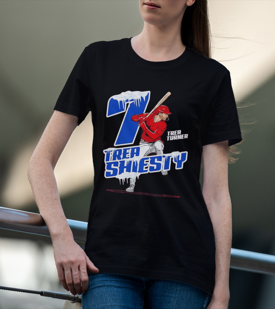 Trea Shiesty 7 Icy Trea Turner Philadelphia Phillies Baseball T-Shirt