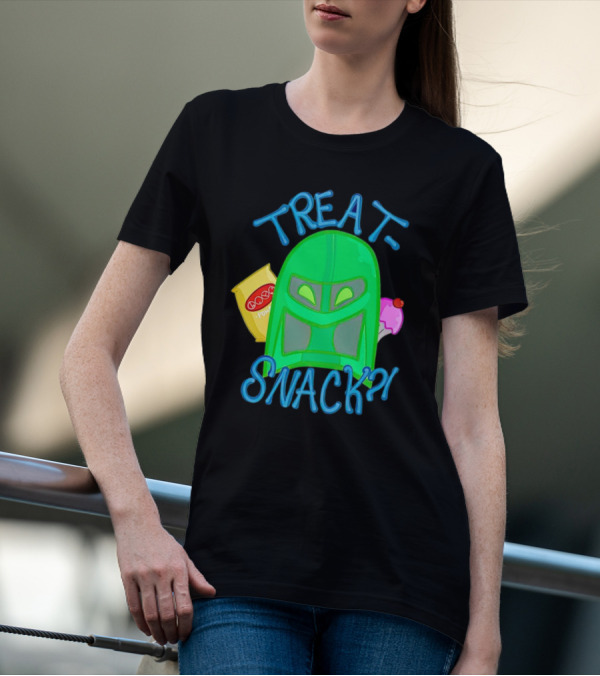 Treat Snack Helmet With Ice Cream And Space Snacks T-Shirt