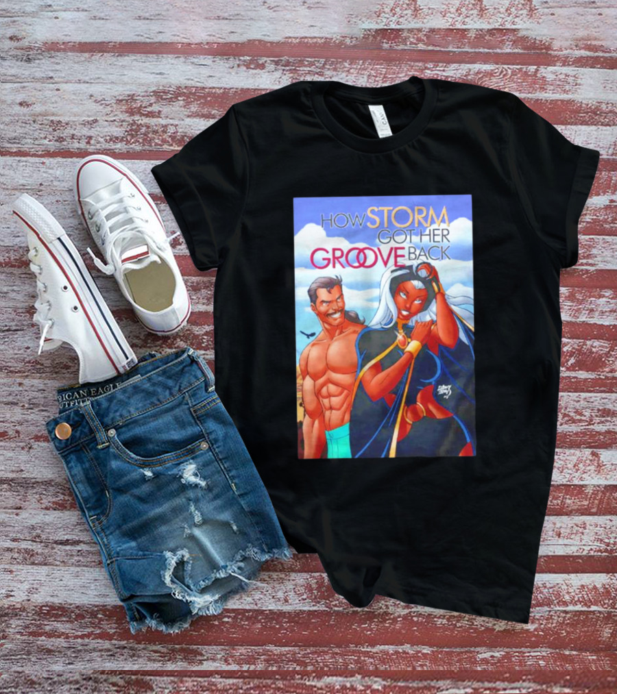 How Storm Got Her Groove Back Comic Style Cover T-Shirt