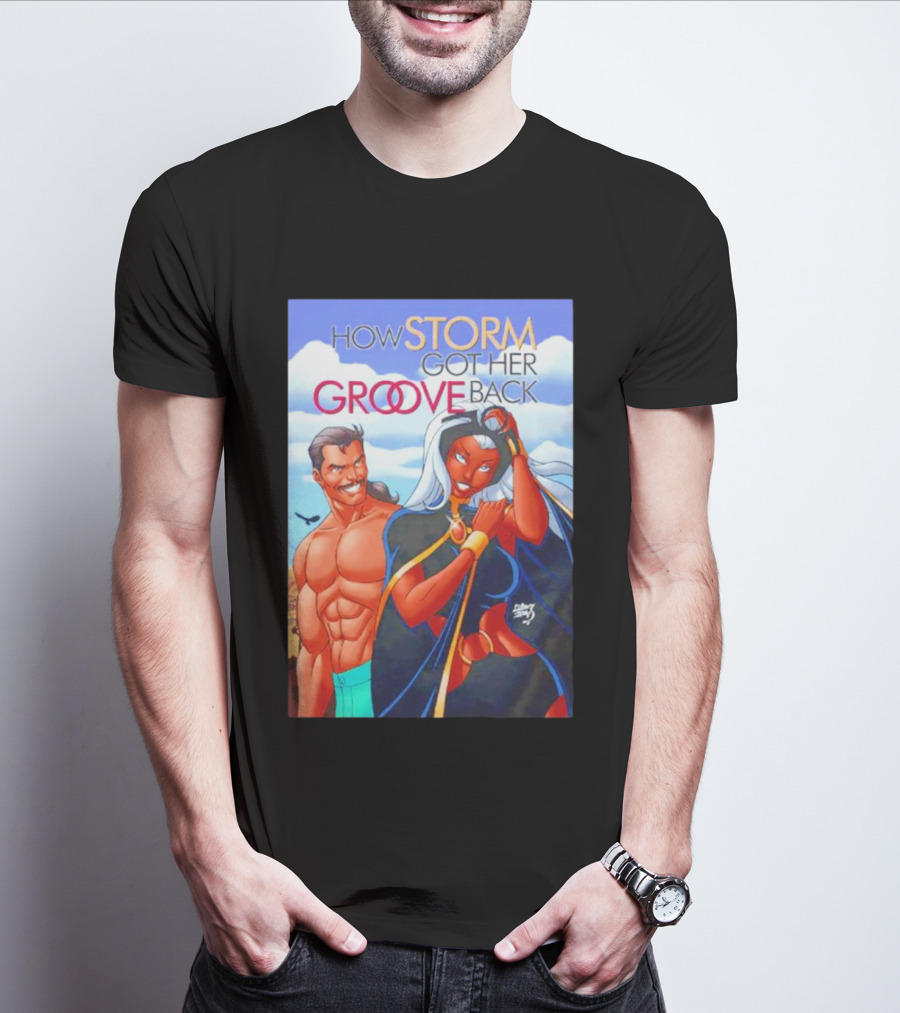 How Storm Got Her Groove Back Comic Style Cover T-Shirt