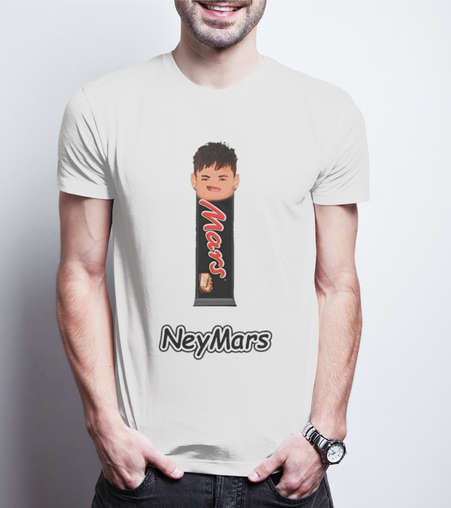 NeyMars Mars Candy Parody Football Star Mashup T-Shirt