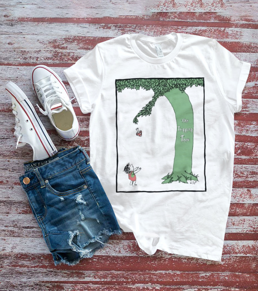 The Tripping Tree Heart Exchange Green Animation T-Shirt