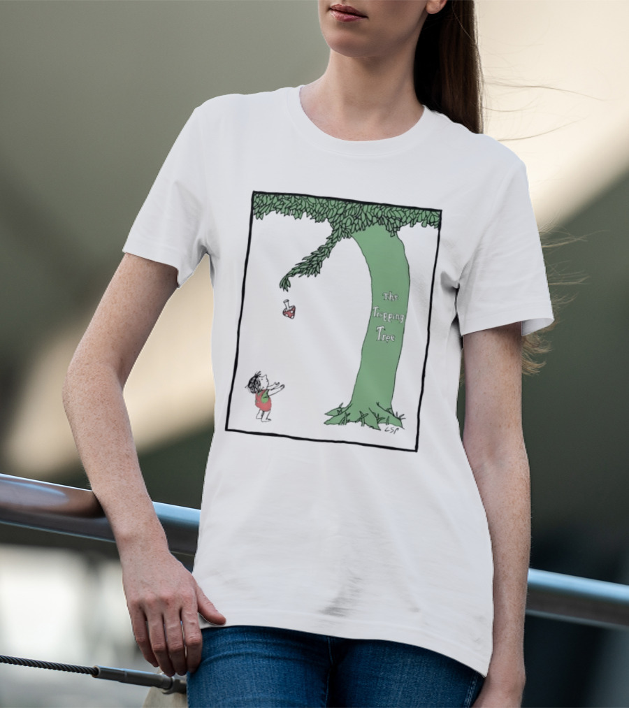 The Tripping Tree Heart Exchange Green Animation T-Shirt
