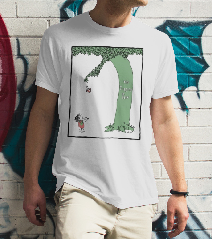 The Tripping Tree Heart Exchange Green Animation T-Shirt