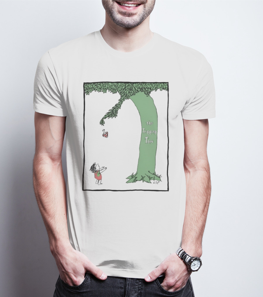 The Tripping Tree Heart Exchange Green Animation T-Shirt