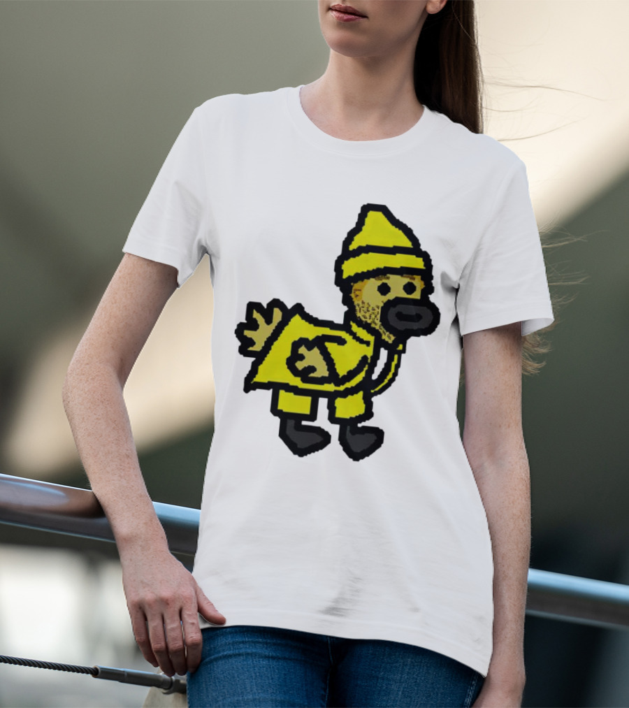 Fall Guy Gosling Bearded Yellow Raincoat Sprite T-Shirt