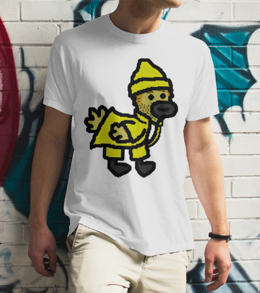 Fall Guy Gosling Bearded Yellow Raincoat Sprite T-Shirt