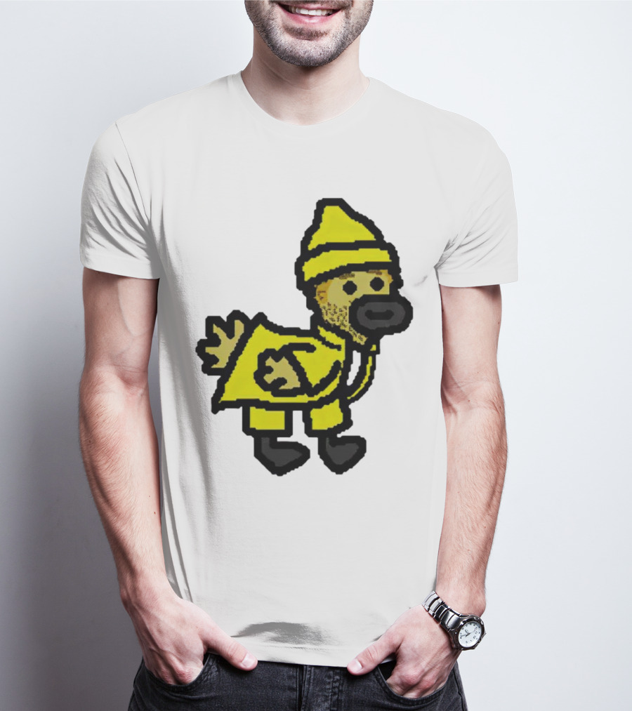 Fall Guy Gosling Bearded Yellow Raincoat Sprite T-Shirt