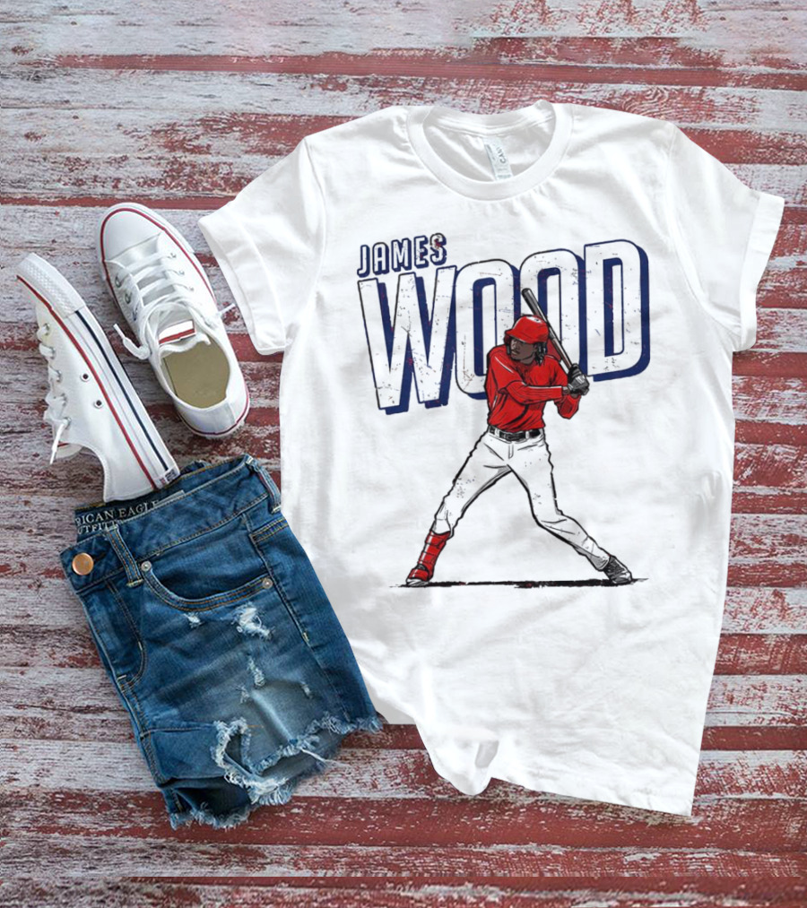 James Wood Washington Nationals Baseball Player T-Shirt