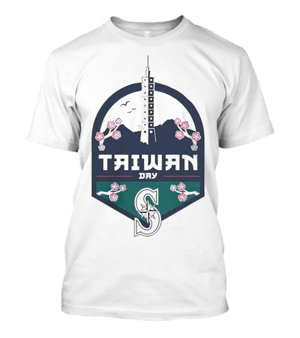 Taiwan Night Mariners Sakura Skyline T-Shirt