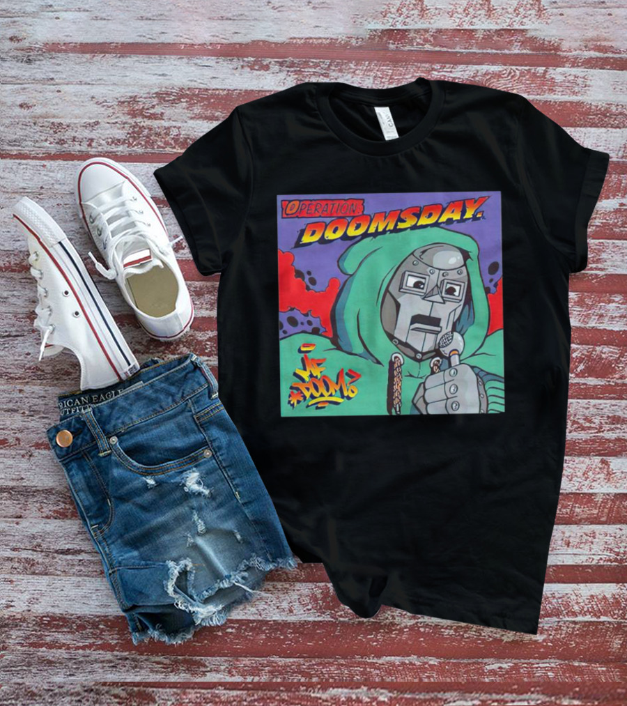 Operation Doomsday MF Doom Mask Hoodie Mic Comic T-Shirt