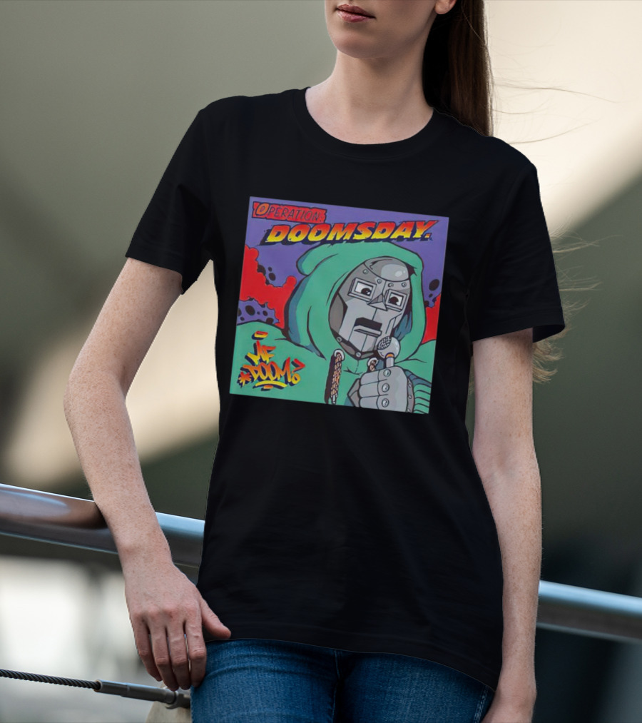 Operation Doomsday MF Doom Mask Hoodie Mic Comic T-Shirt