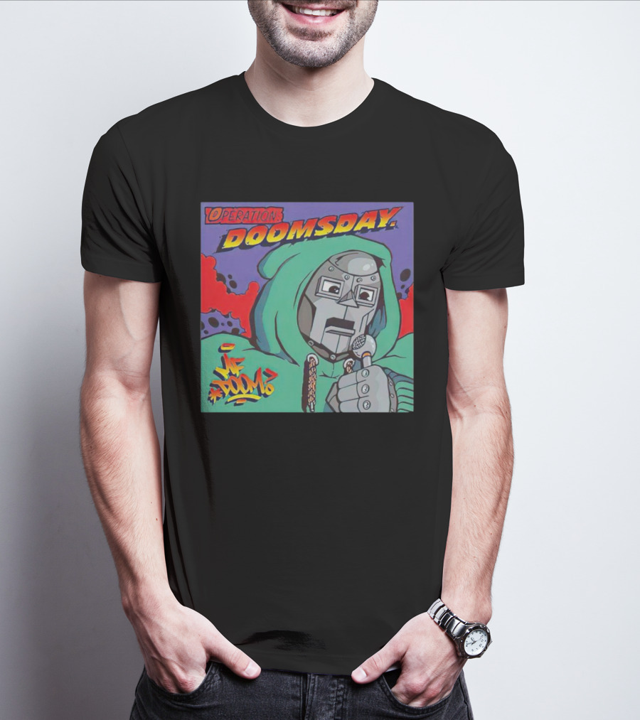 Operation Doomsday MF Doom Mask Hoodie Mic Comic T-Shirt