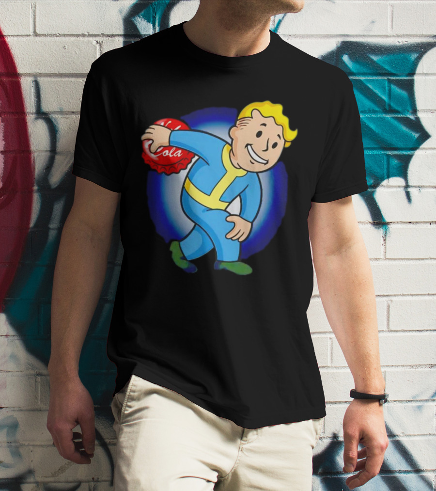 Vault Boy Nuka Cola Discobolus Pose T-Shirt