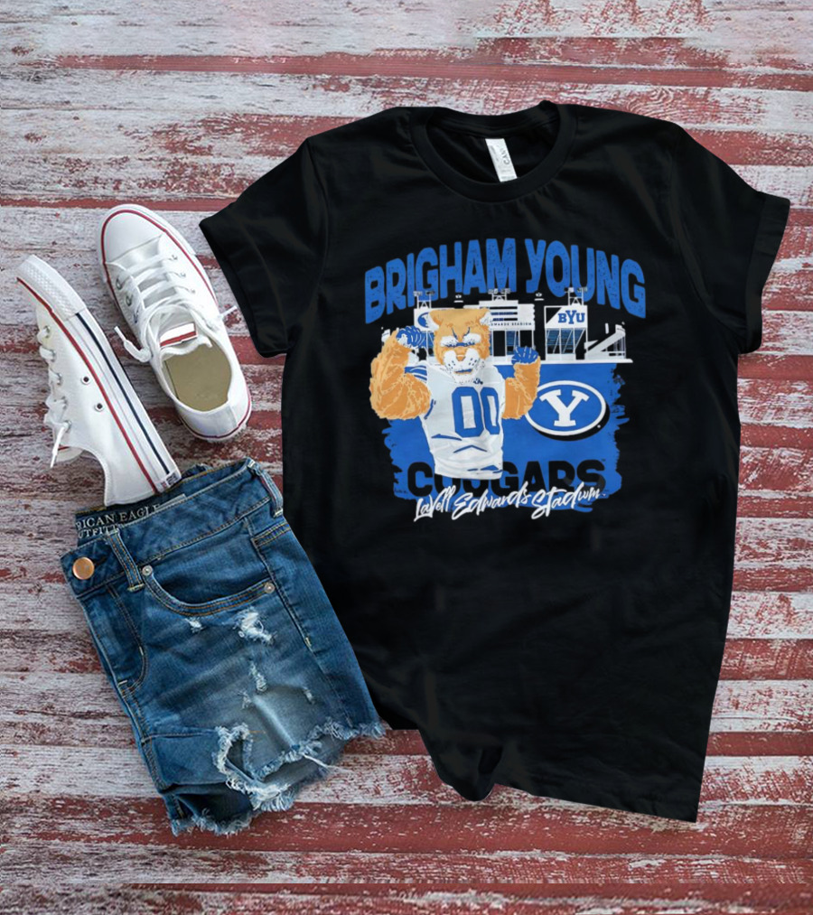 Brigham Young Cougars BYU Lavell Edwards Stadium T-Shirt