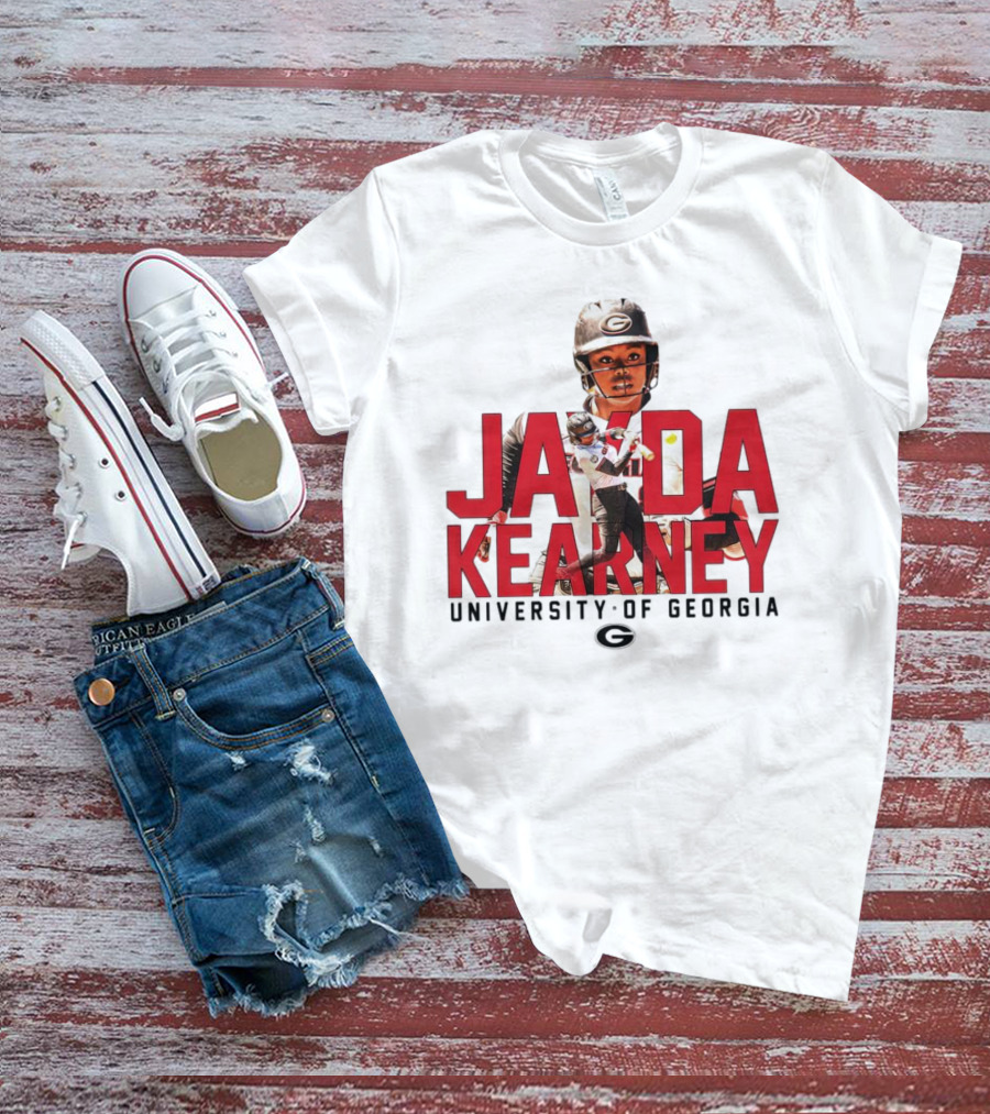 Jayda Kearney University Of Georgia Softball Player Collage T-Shirt