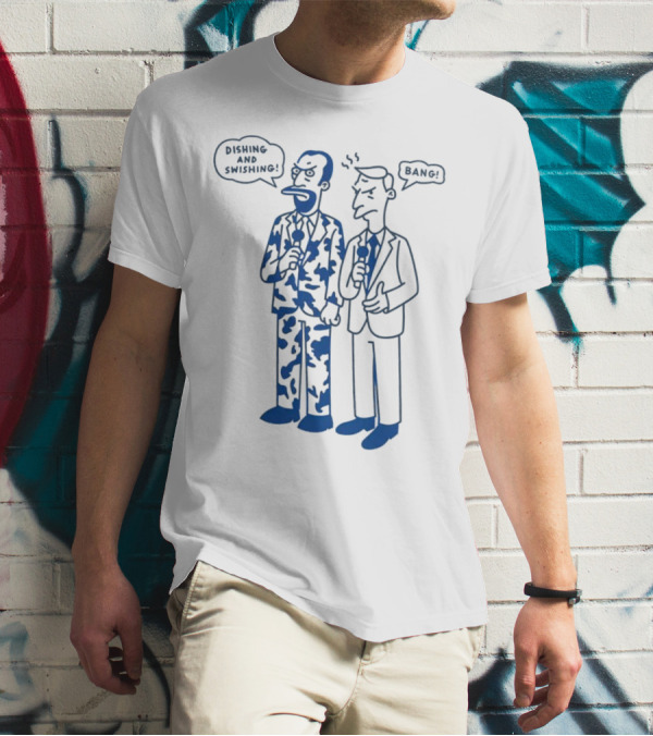 Dishing And Swishing Bang Speech Bubble Duo T-Shirt
