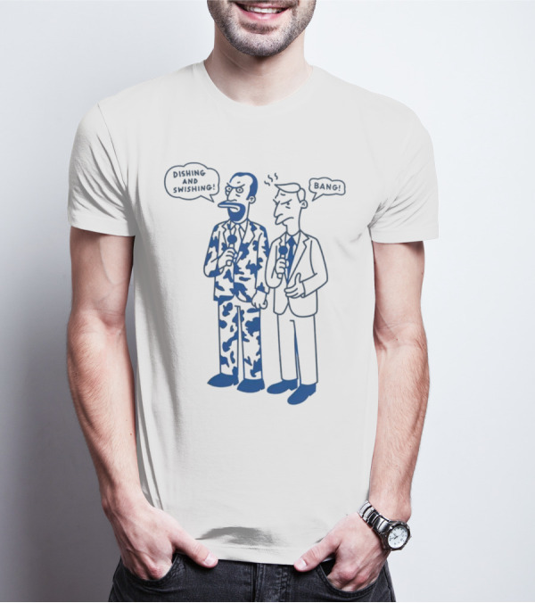 Dishing And Swishing Bang Speech Bubble Duo T-Shirt