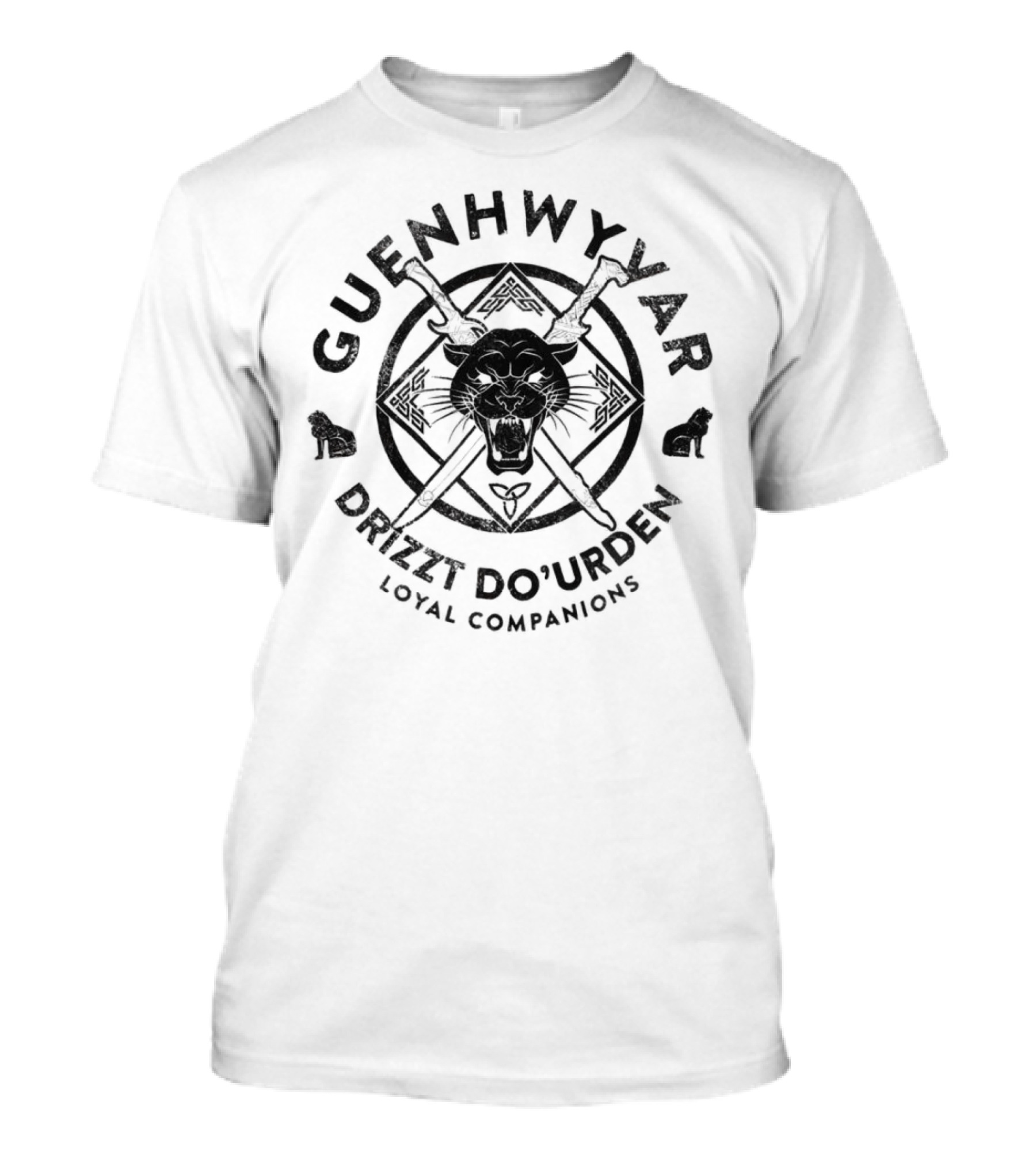 GUENHWYVAR DRIZZT DO'URDEN LOYAL COMPANIONS T-Shirt