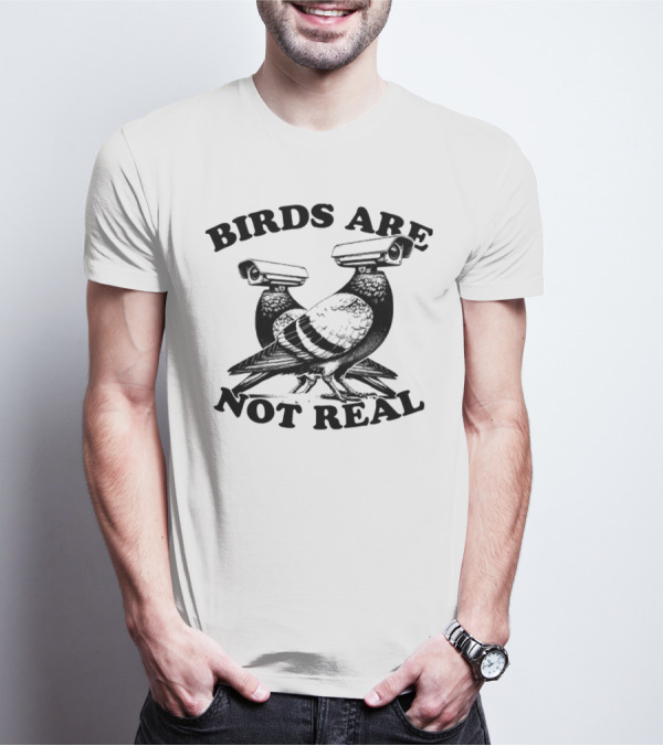 Birds Are Not Real Surveillance Pigeons T-Shirt