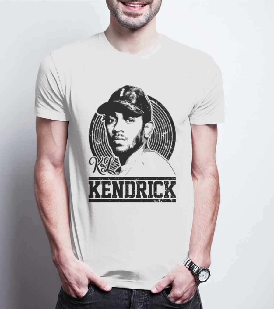 Kendrick Lamar KL Iconic Tribute Circular T-Shirt