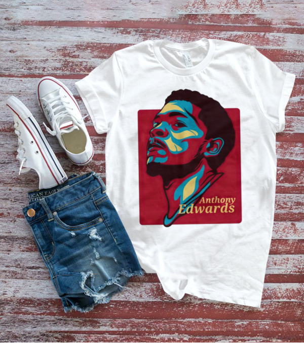 Anthony Edwards Minnesota Timberwolves NBA Player T-Shirt